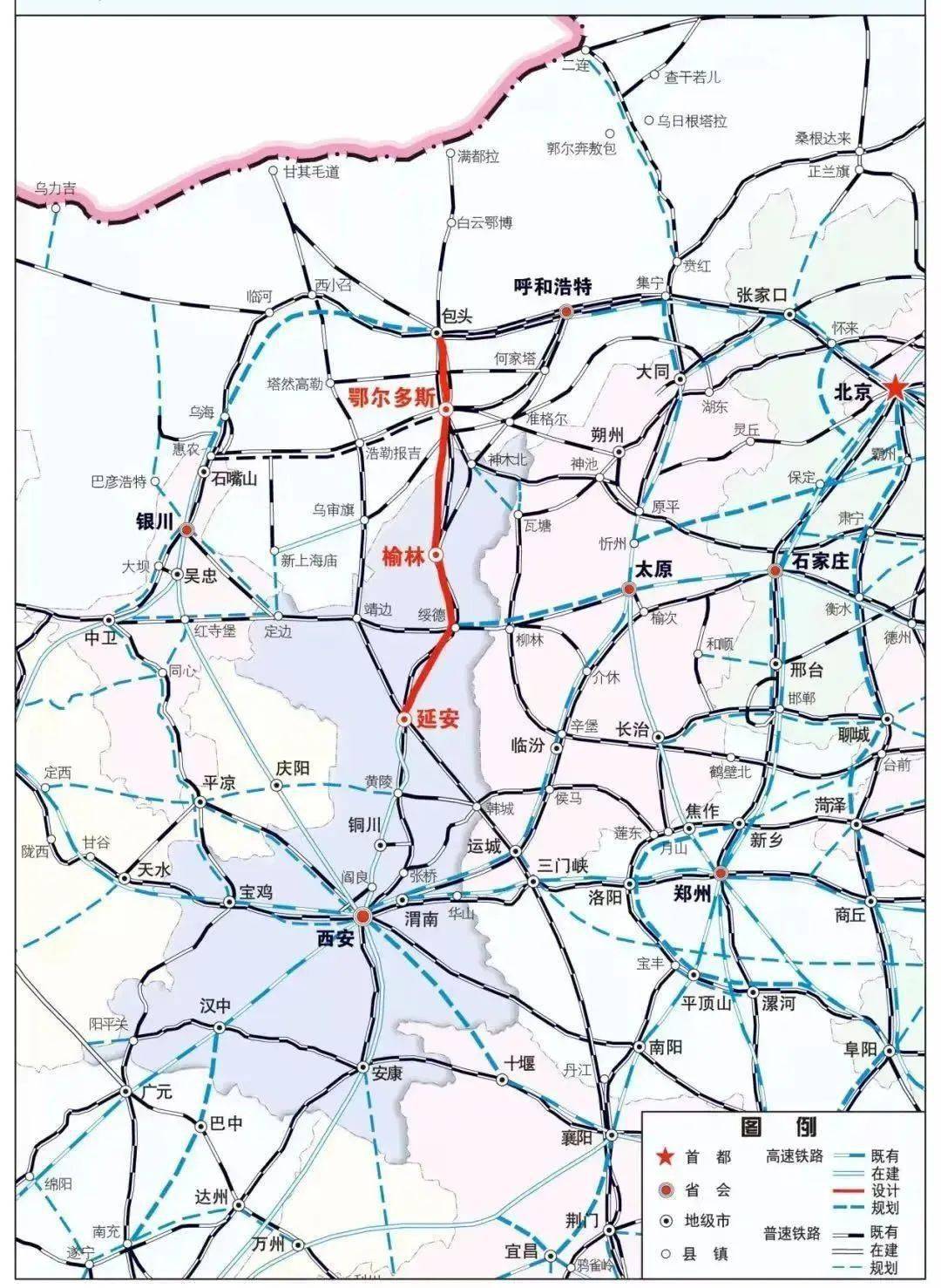 榆林地铁线路图图片