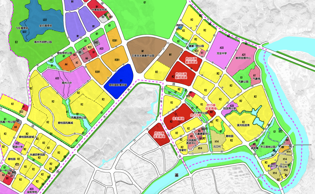 信宜市环城路规划图图片