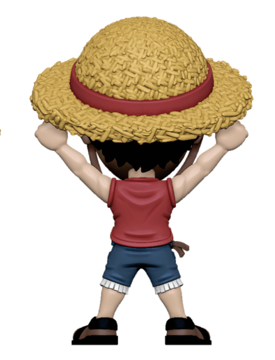 潮玩品牌youtooz将推出海贼王真人剧联名的手办,路飞手办背面公布