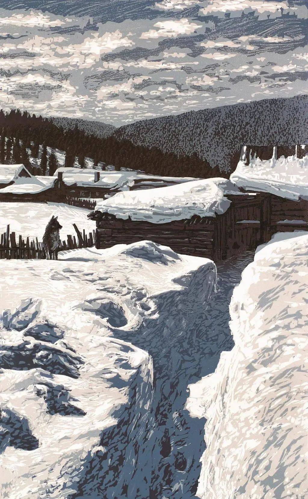 油田日记 · 之三宋洪宇 油城印象 · 之二书法作品张戈 满怀深情望