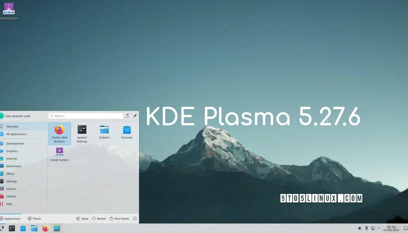 KDE Plasma 5.27.6发布 改进了KRunner搜索结果中短字符串显示