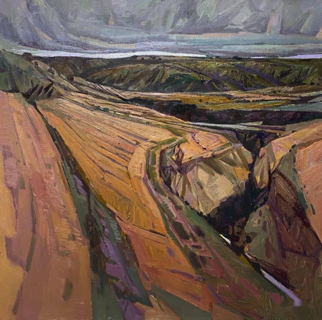 【写生啦】王辉户内风景油画创作作品选登_cm_西北_陕北