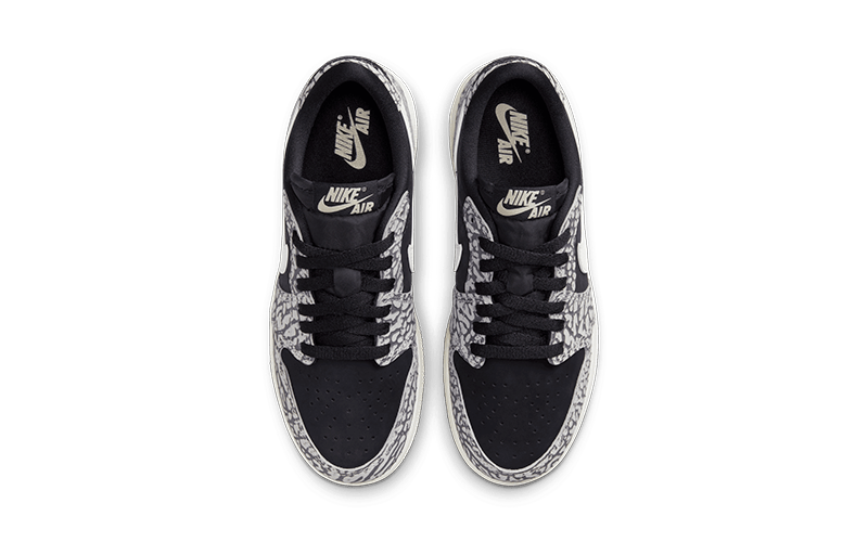 『 发售 | air jordan 1 low og black cement 』_图案_微信_价格