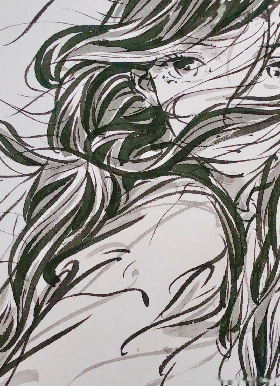 速写画得如此炉火纯青轻松又自由他的用笔非常顺滑你就会发现看过迟迟