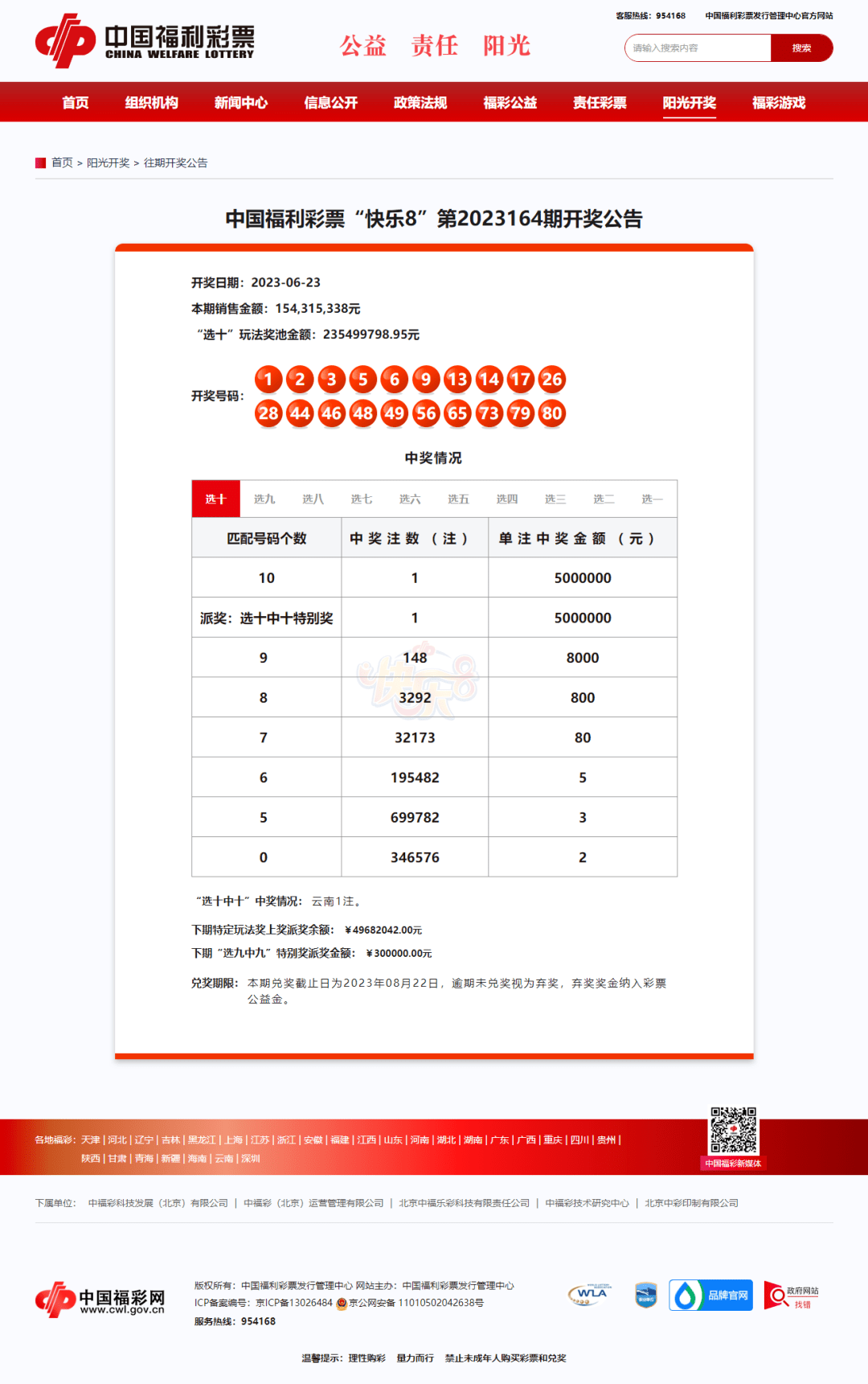 快乐8选九复式奖金表图片