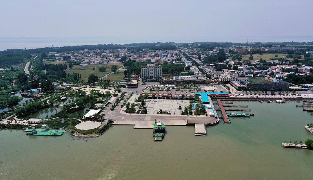 微山岛码头与望湖阁_微山湖_铁道游击队_运河