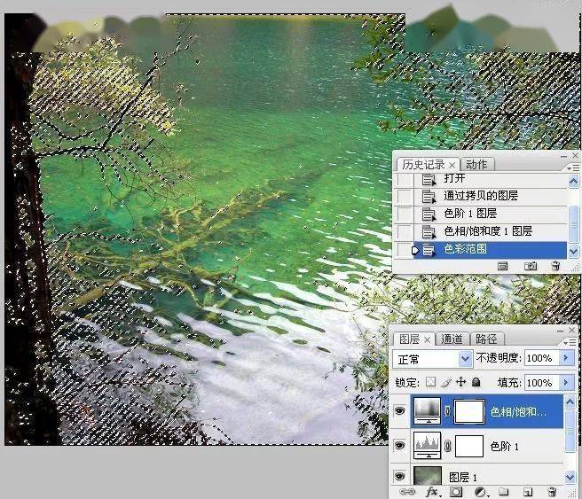 如何用ps调出湖水清澈通透的质感_图像_应用_风景