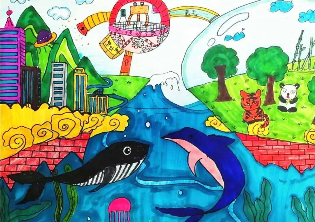 作品:多彩家园学校:二七区祥云路小学作者:曹杨 辅导老师:匡晓燕作品