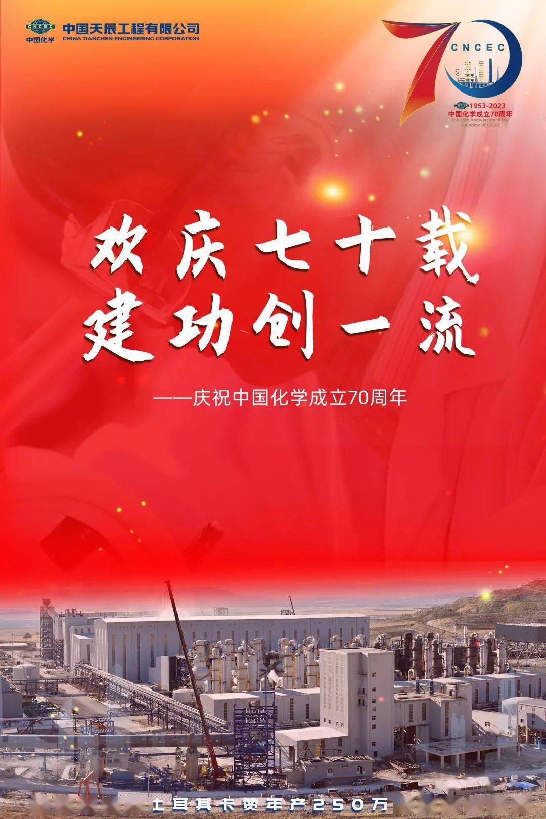 追梦新时代|自主创新建新功 奋力攻坚建一流_发展_中国化学_海报