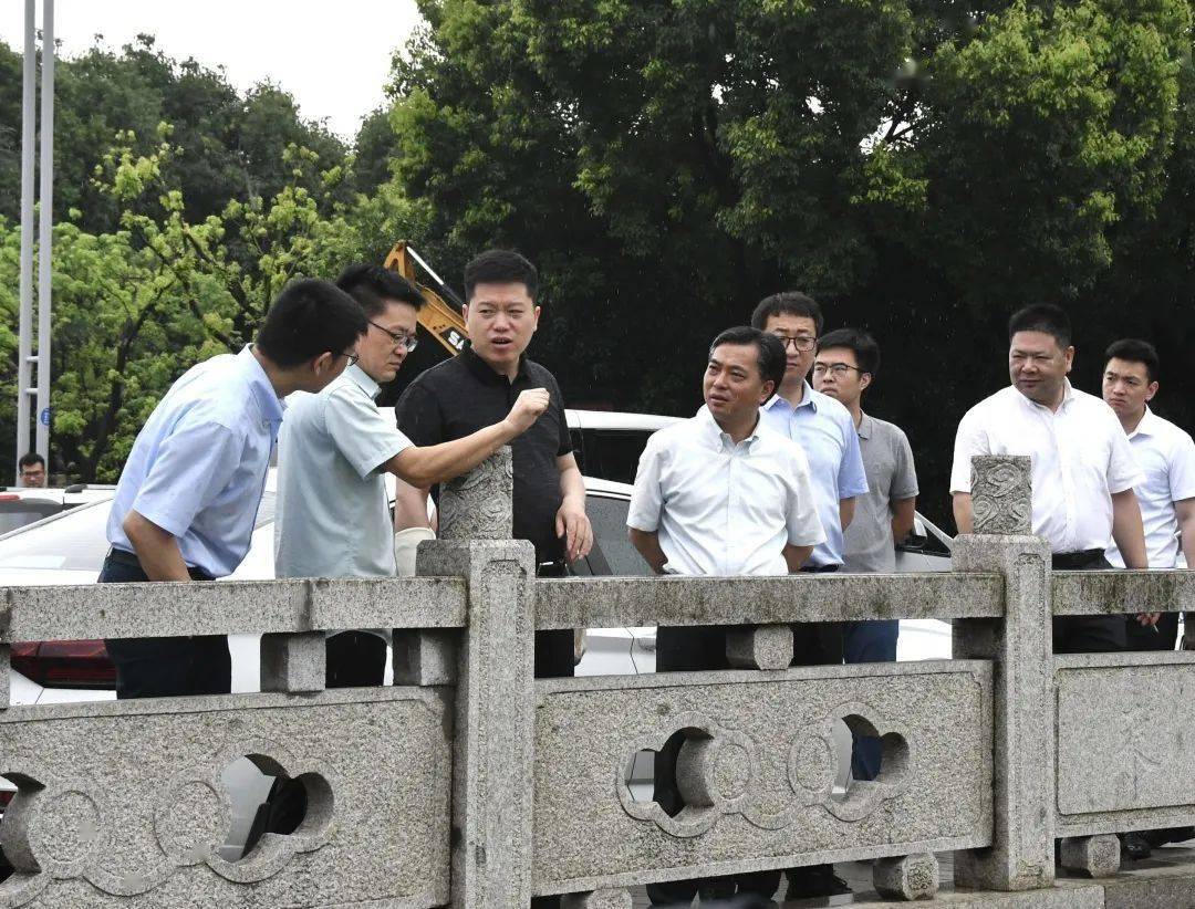 张华谦率队督导河长制工作落实情况及检查防汛工作_经开区_断面_越溪