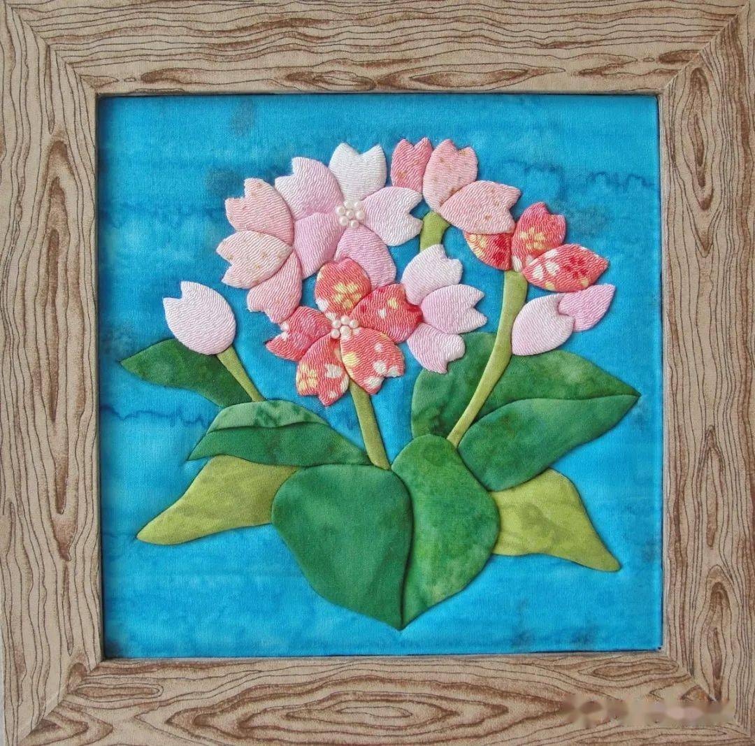 立体拼布画diy一提起拼布,对于新手来说,第一感觉就是复杂,除了需要画