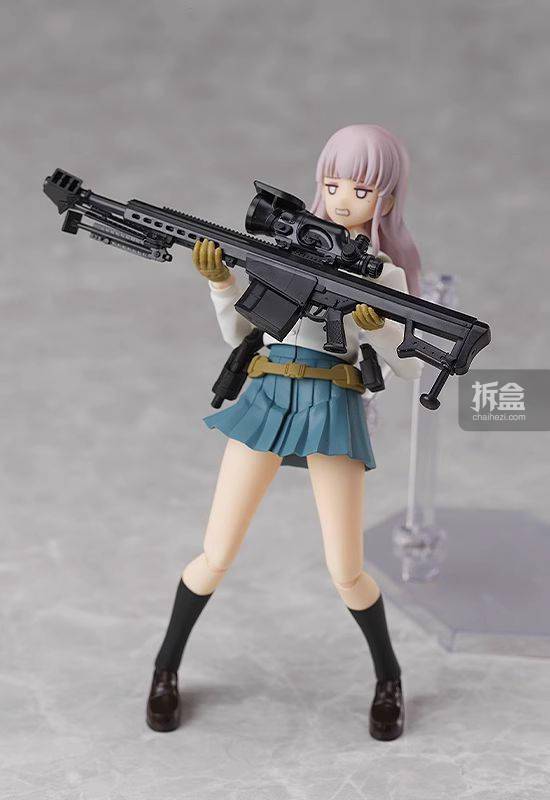 toytec figma styles 武装jk套装日系 可动女兵人人偶