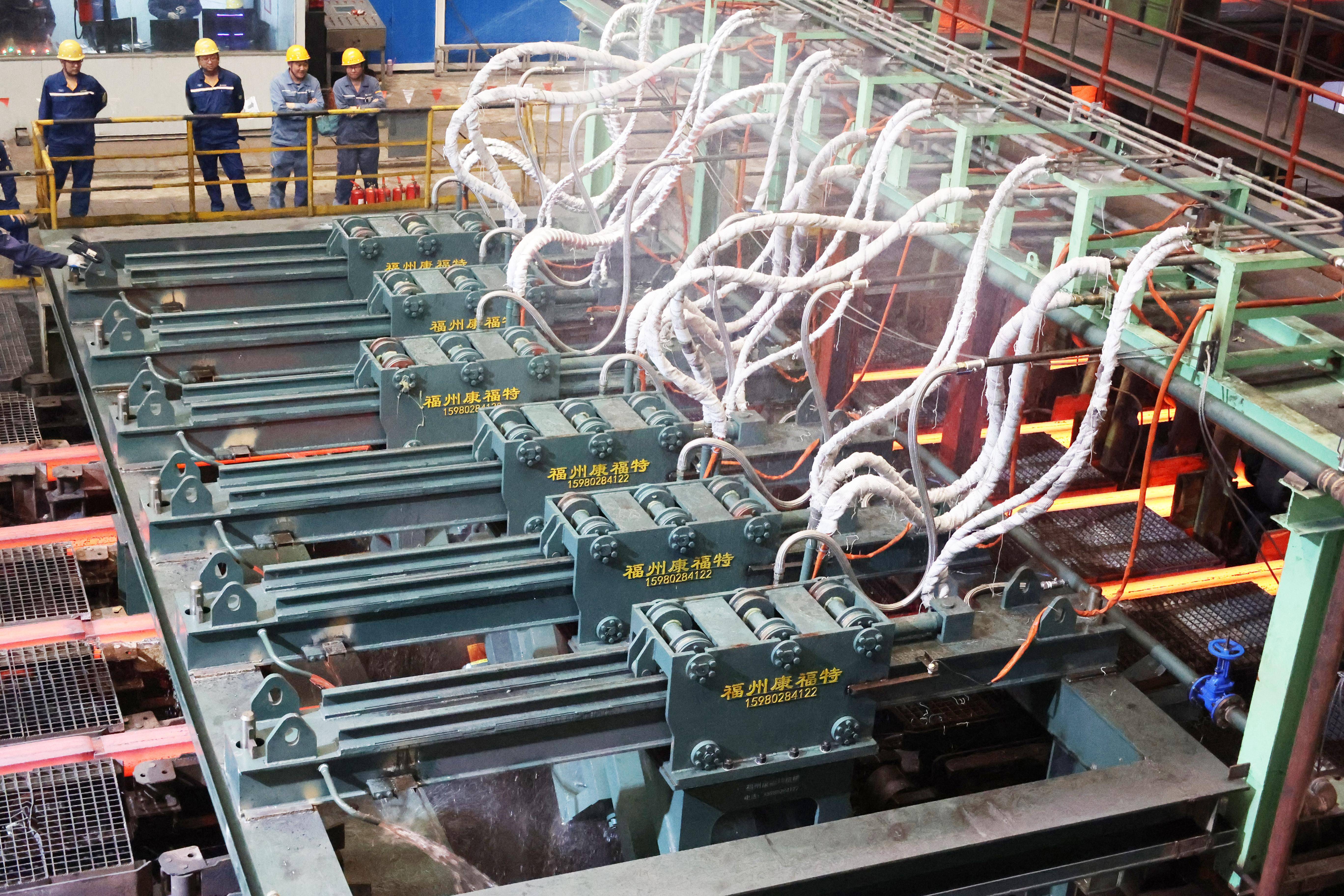 重庆钢铁6号连铸机液压剪改造项目热负荷试车成功