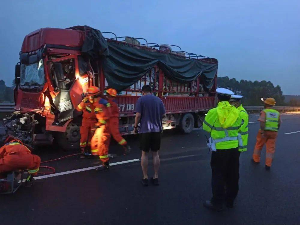 案例曝光:甬莞高速海丰段一起交通事故_行车_车辆_前车