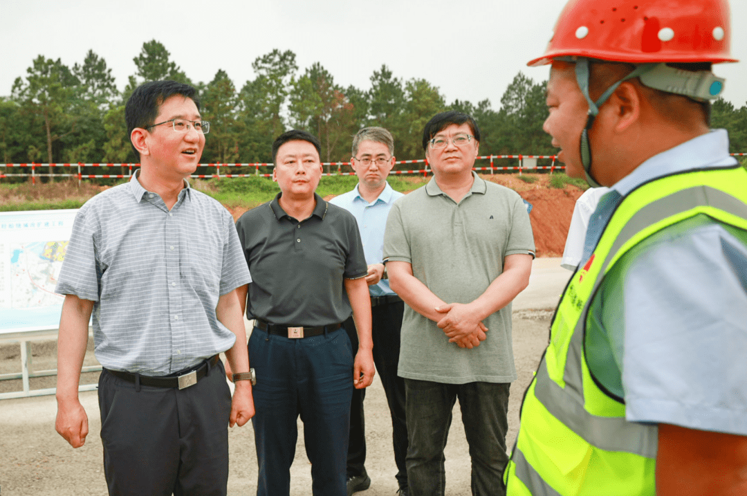 孙志标带队调研推进重点交通工程_建设_项目_洪泽湖