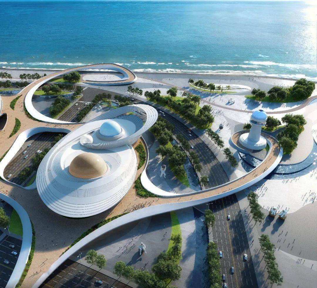 大连东港五馆一中心规划及建筑方案_文化_游客_地块