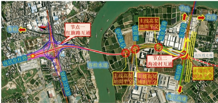 伦桂路北延段位置图图片