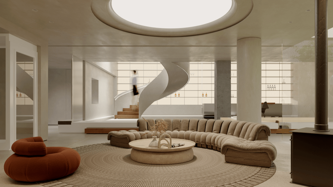 辰佑设计｜杭州650㎡叠墅，素雅、宁静、自然！_空间_作品_场景
