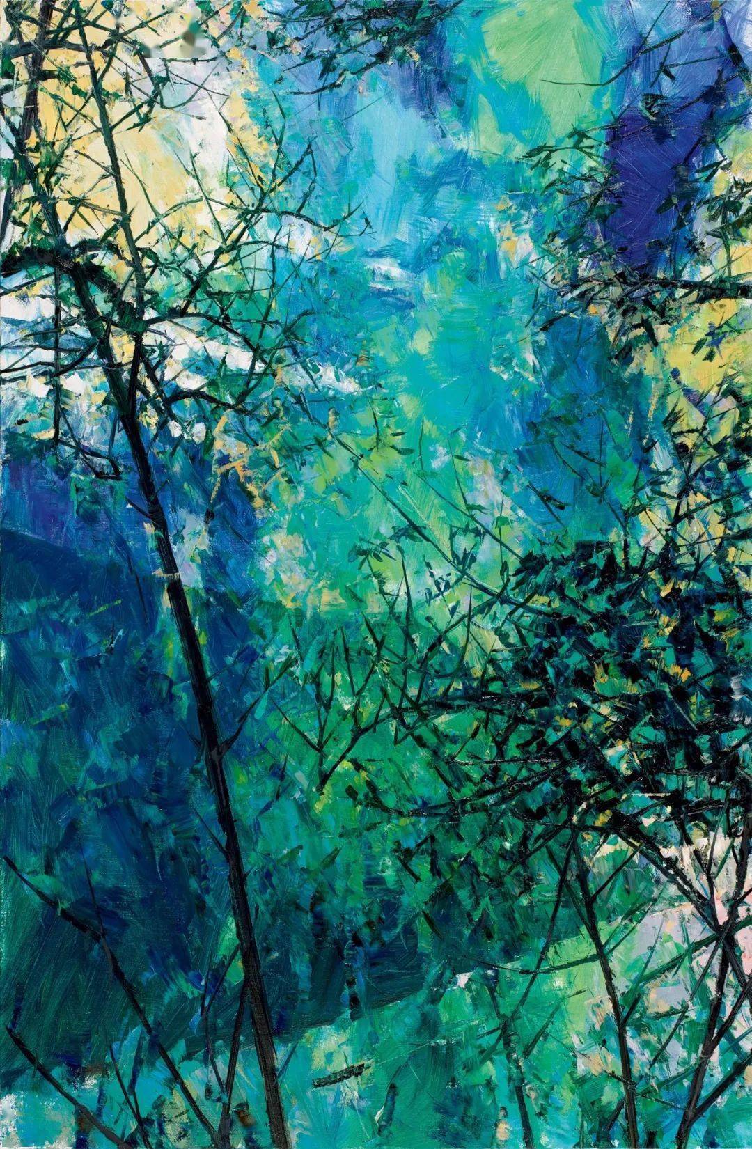 布面油画 138cm×90cm 2023年艺术家简介yishujia jianjie许江