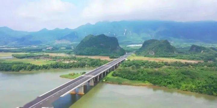 撒花~清遠這座跨江大橋即將完工通車!_公路_英德_工程