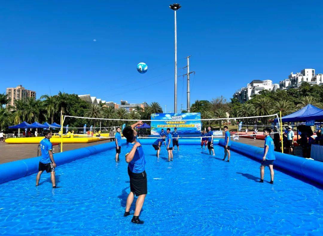 2023海南水上排球挑战赛澄迈开赛_旅游_体育_全民