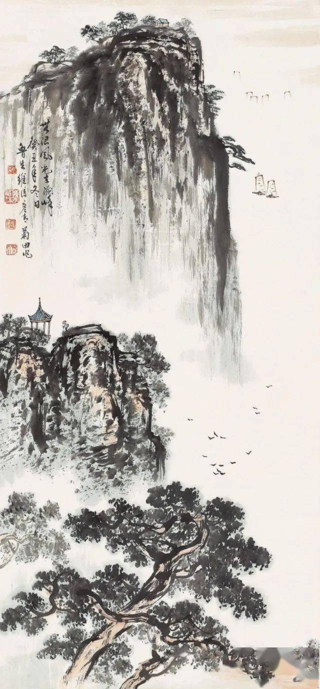 陈维信的山水画,粗笔重墨,浑厚华滋!_作品_创作_中国