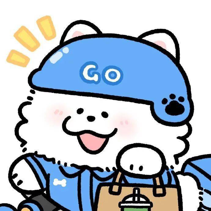线条狗狗头像,太可爱了吧!