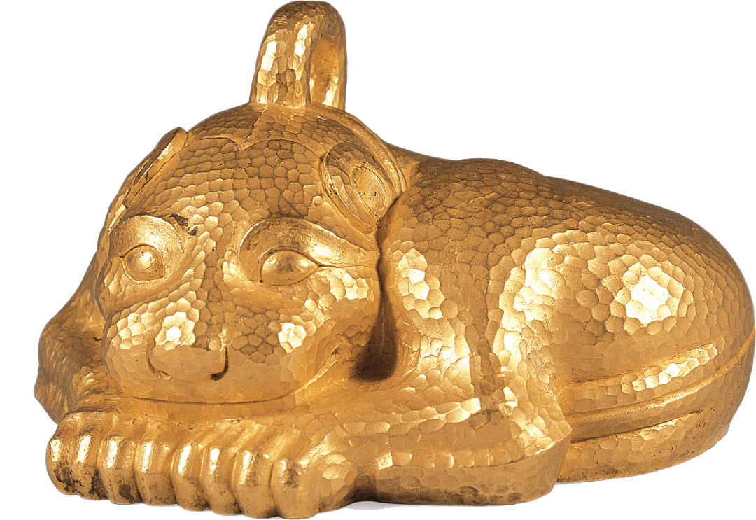 西汉金兽未解之谜_南京博物院_黄金铸_工艺