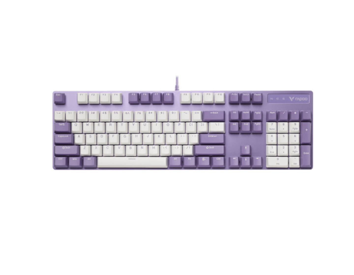 雷柏V500 Pro 机械键盘葡萄冰暴新配色发布，到手价 179 元 