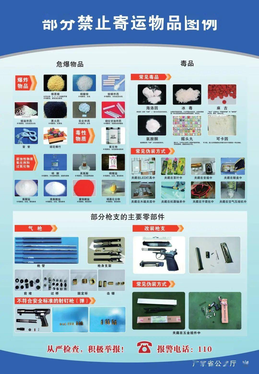 非法枪爆等物品严厉打击涉枪涉爆等违法犯罪的通告_爆炸_刀具_弹药