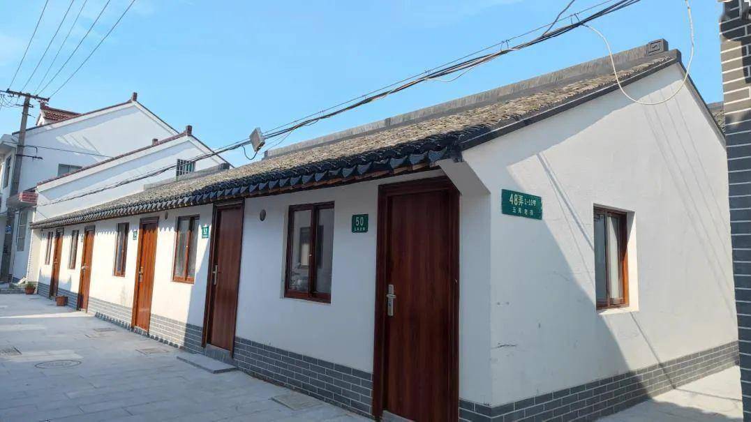 泖港五厍老街旧房修缮工程完工_改造_居民_房屋