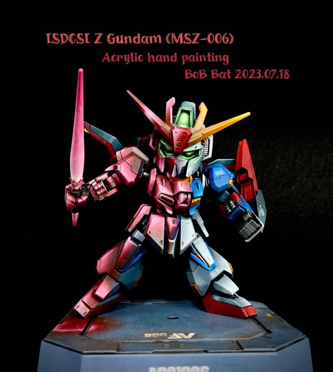 丙烯手涂,sdcs z高达光影涂装,出击!