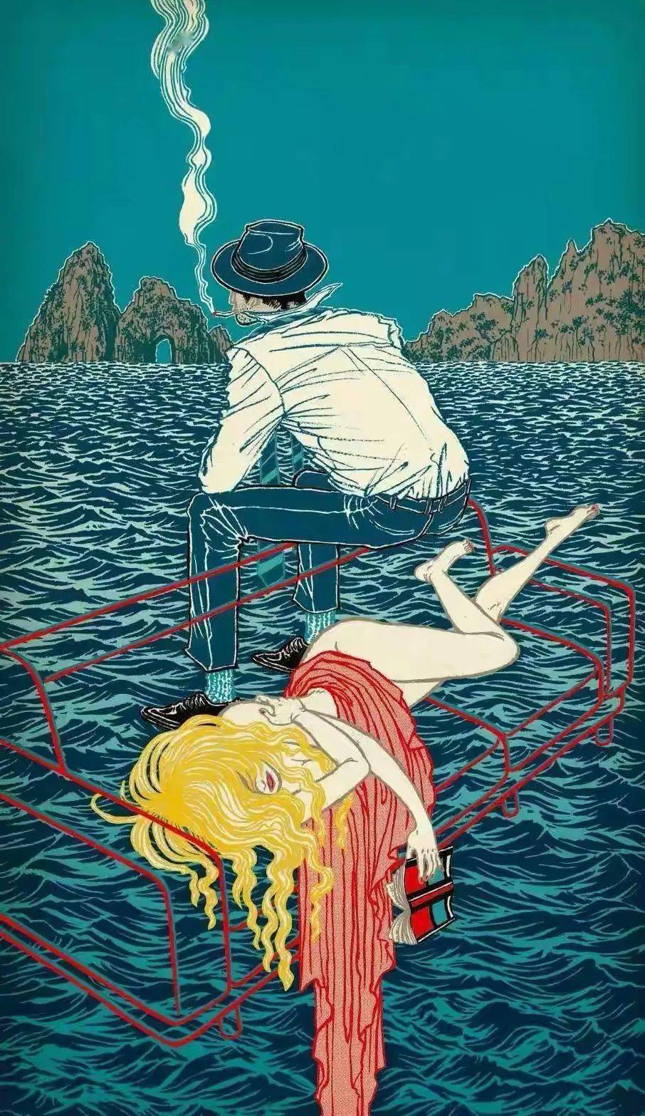 浮世绘古典气息与美国现代主义风格的作品在美国逐渐为大多艺术爱好者