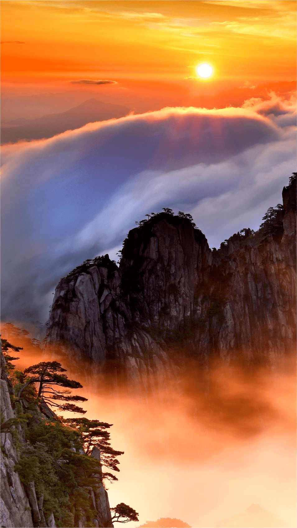 黄山丹霞峰图片
