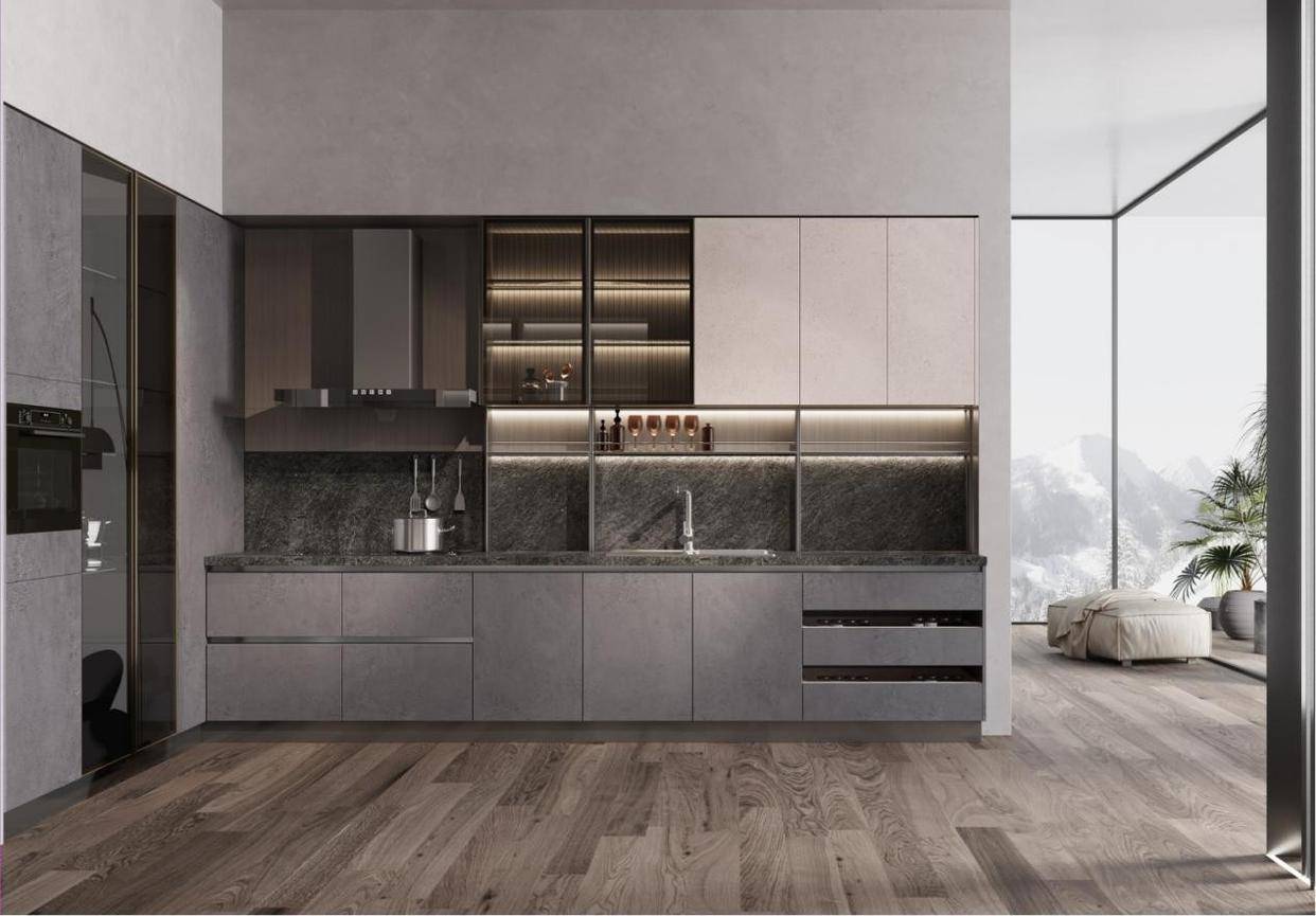 探索索菲亚橱柜新品,感受工业风的魅力_厨房_收纳_乌鲁克