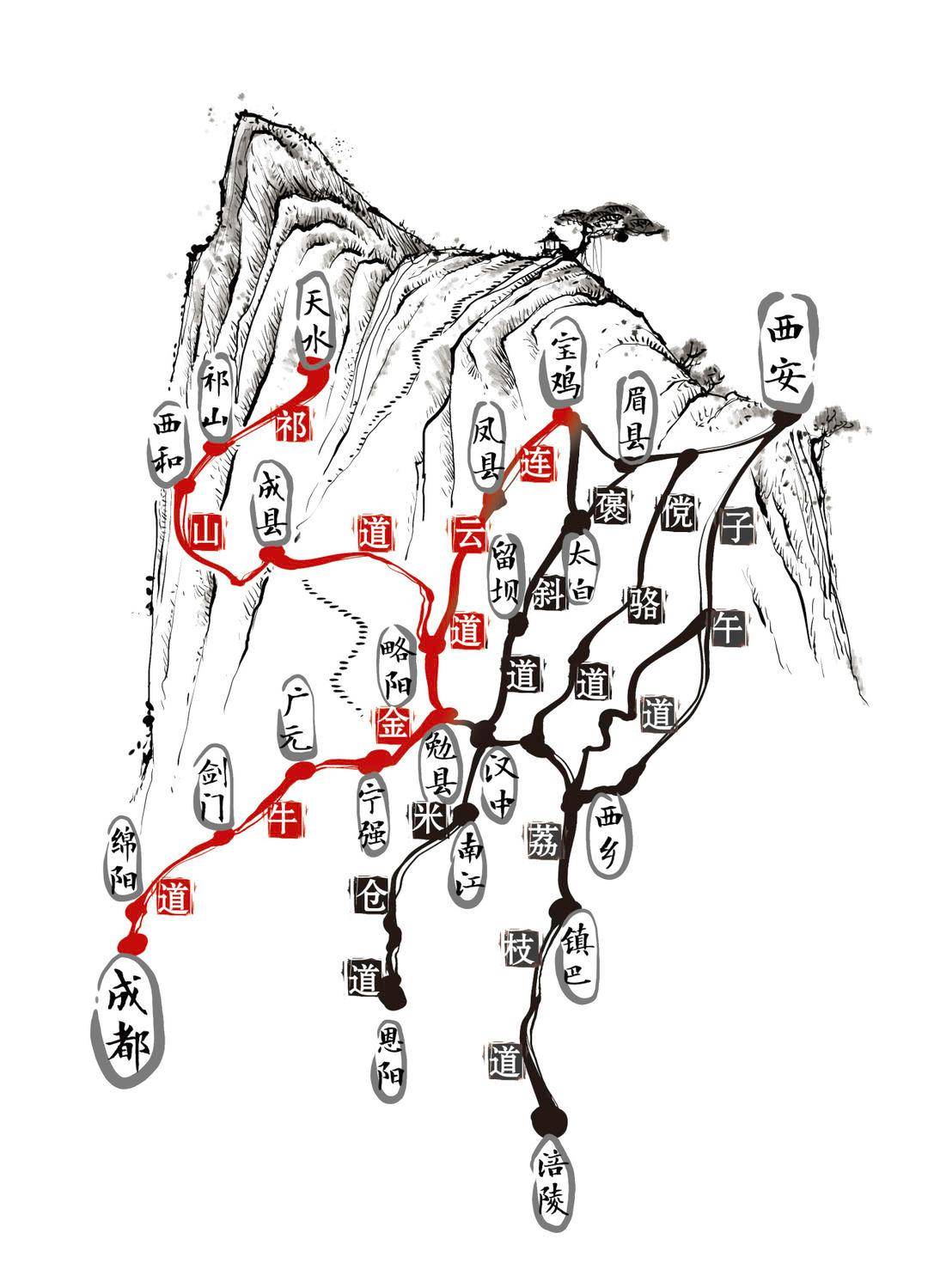 探秘古蜀道① 从金牛道开始,一路聆听历史的回声_明月峡_公路_中国