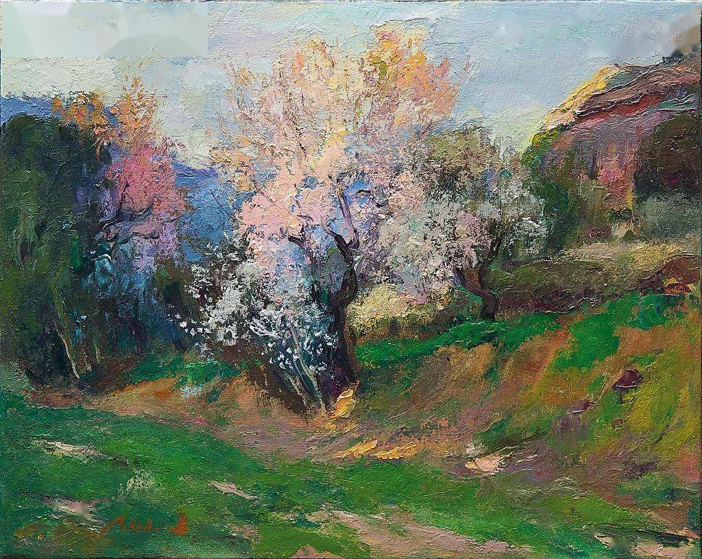 色彩的奇迹:欣赏调色刀下绘制的极富表现力的绝美之作_拉蒙·维拉诺瓦