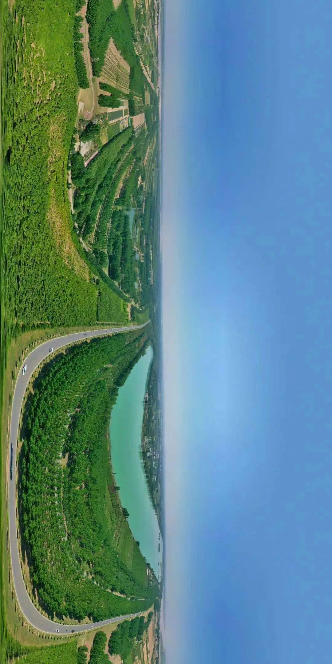 凉风时习,惬意自然鸟鸣水岸,绿色连绵远眺黑岗口调蓄水库站上郑开桥