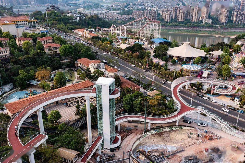 "酒城如意" "云飞渡",酒城乐园立体廊道已全面开放_项目_城市_建设