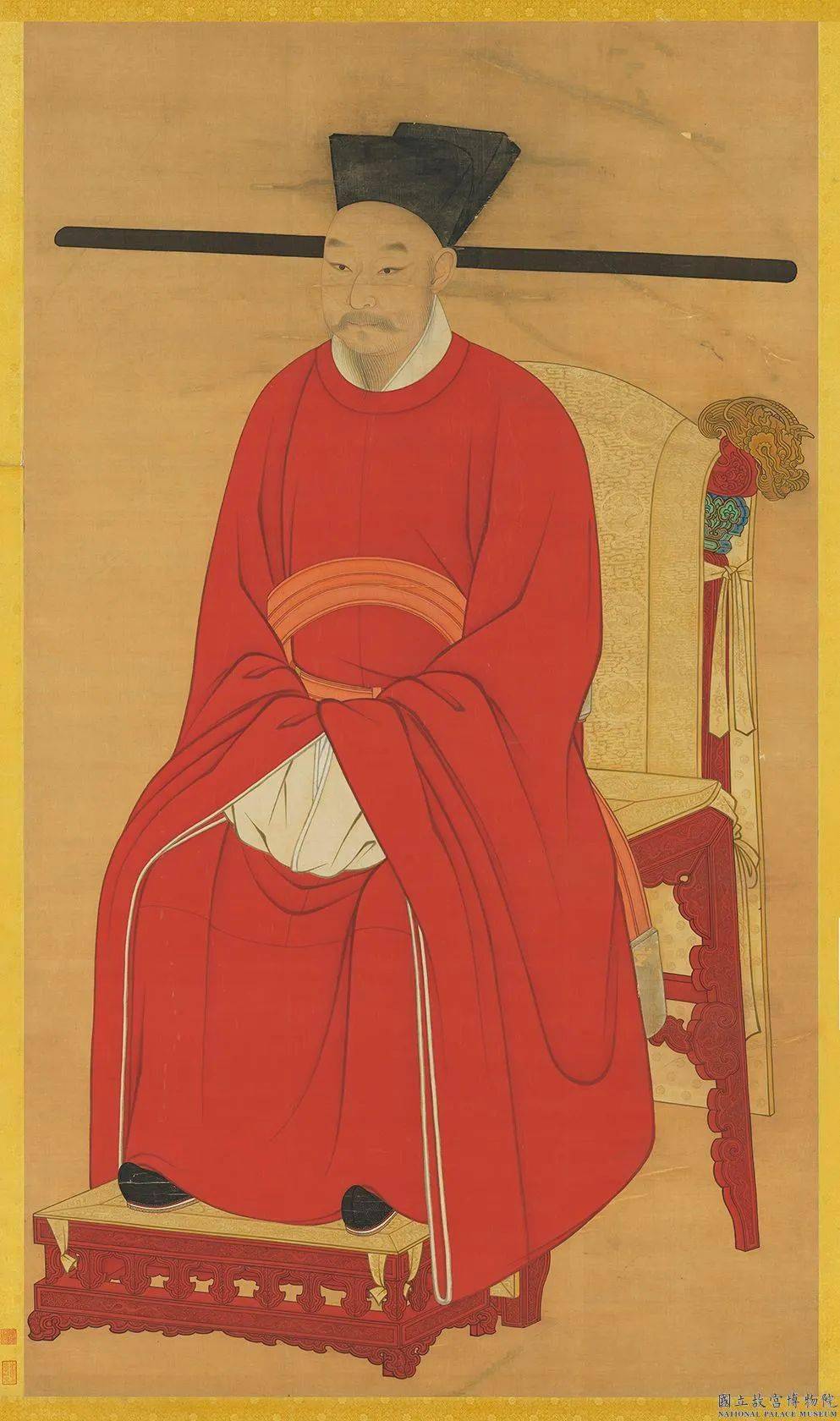 7×103.5cm32 宋高宗坐像轴绢本设色 190.2×108.