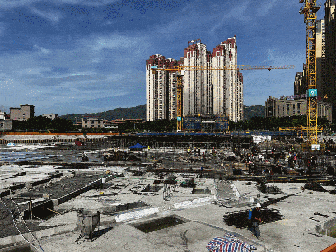 长乐改革动态｜把握当“夏”！长乐这个省重点项目建设正酣_施工人员_高温_占镇