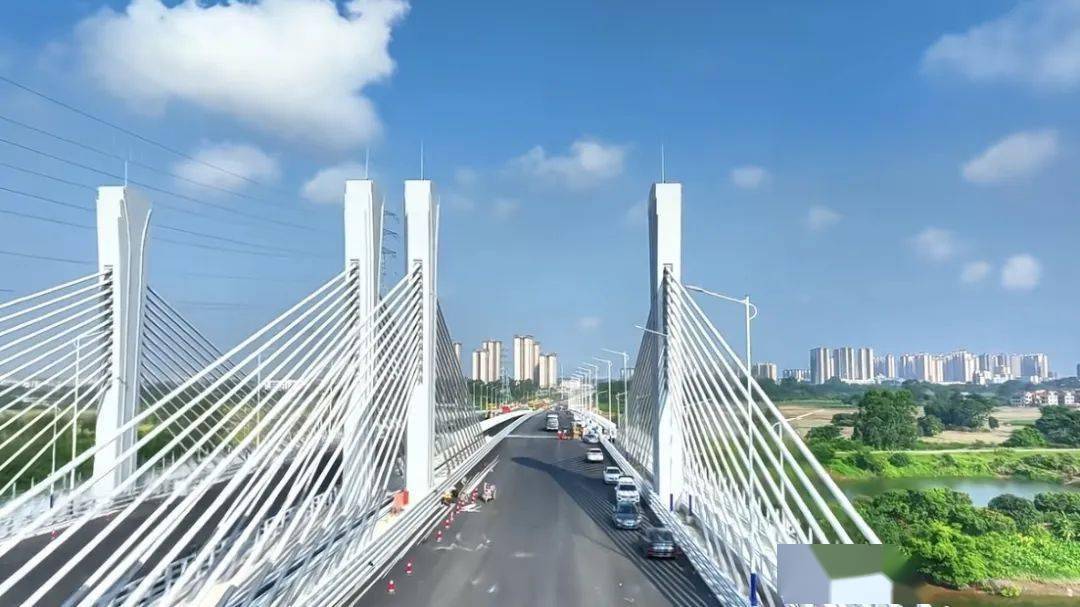 增城首座斜拉桥,石滩大桥!通车在即!_项目_街坊_视频