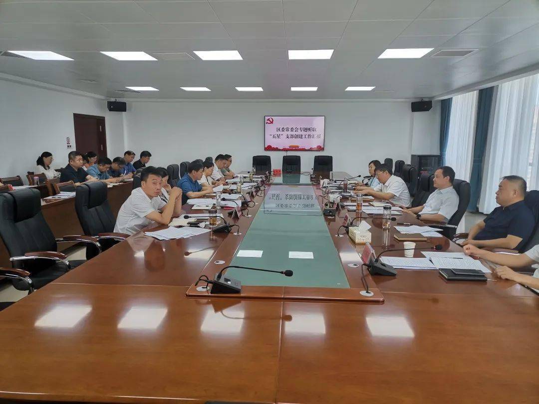 文峰区委常委会专题研究"五星"支部创建工作_会议_安阳市_典型
