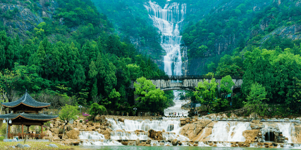 天台八景图图片