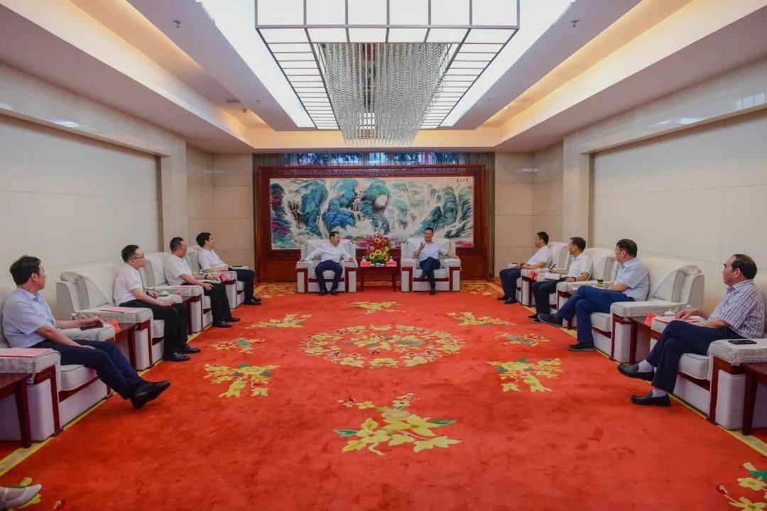 姜天波罗成会见国网新源控股有限公司董事长,党委书记郭炬_合作_发展