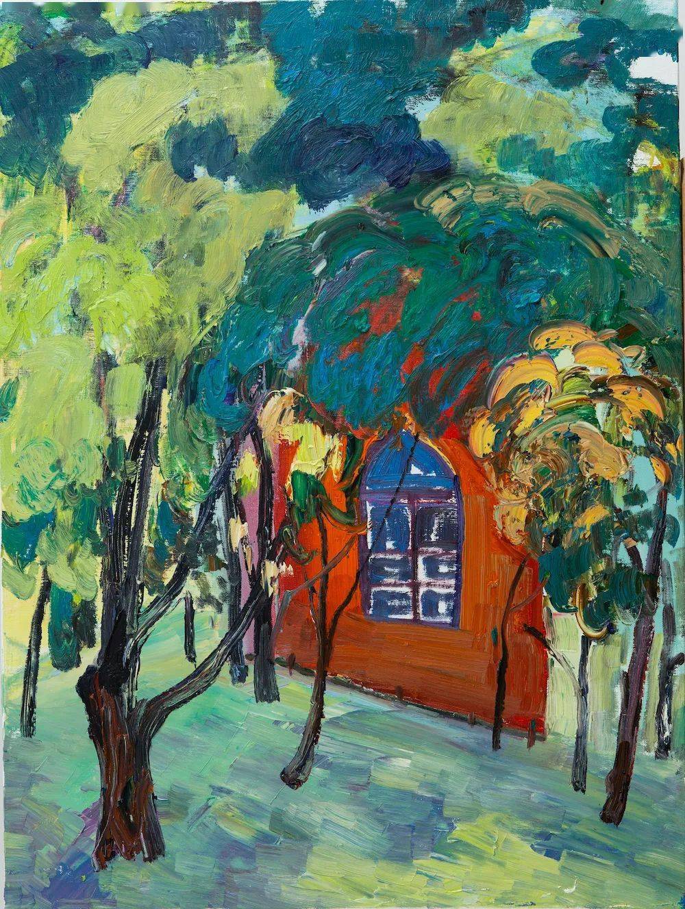 50cm郭宁 林觉民冰心故居80cm×100cm陈克 古厝新貌80cm×60cm张立平