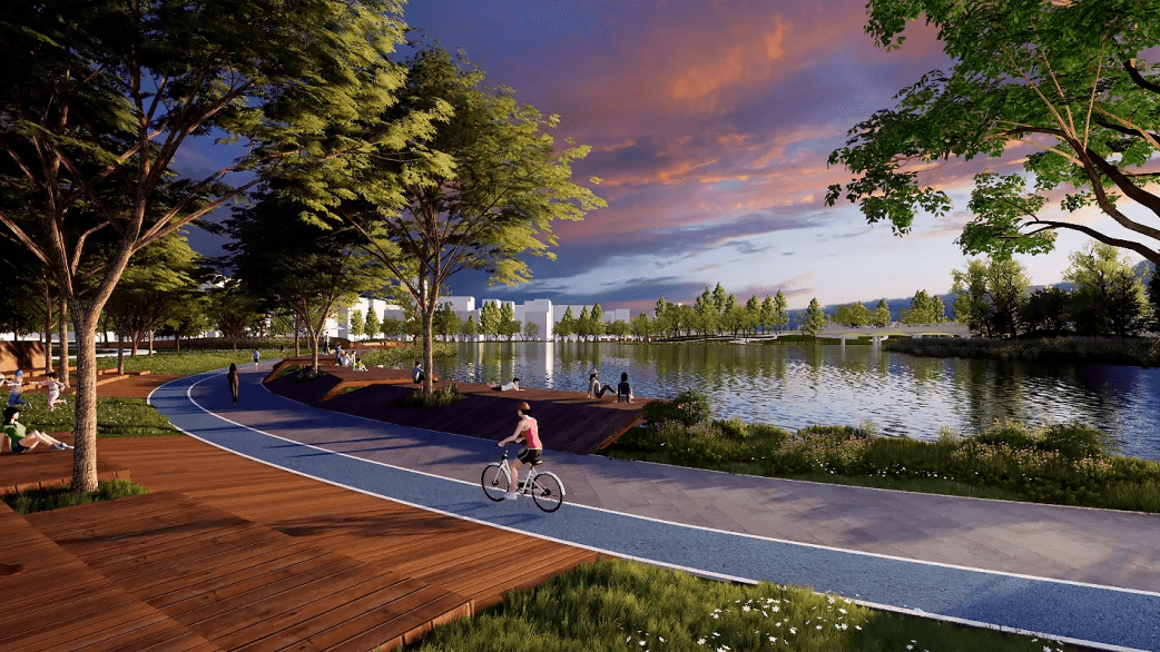 杭州将新添一座滨水生态城市公园_景观_空间_区域