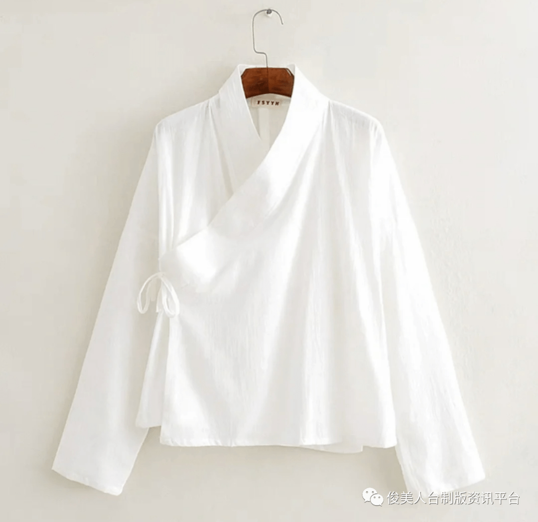 汉服制版 | 交领右衽上襦图纸_服装_进行_工艺