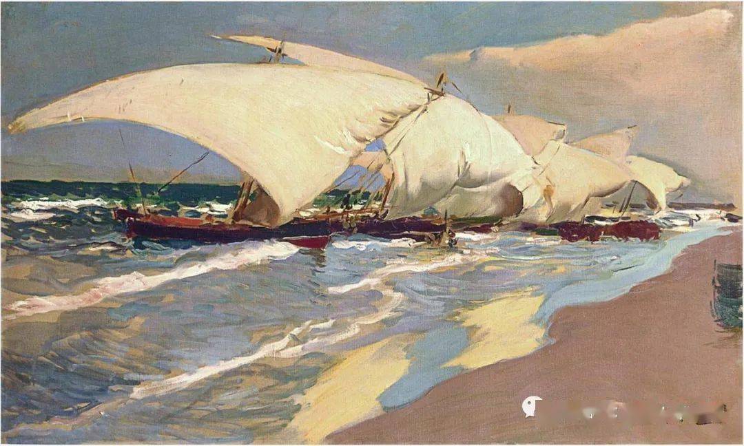 油画人物欣赏——Joaquín·Sorolla_阳光_作品_风景画