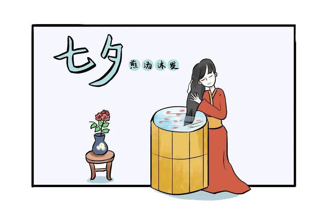 穿针乞巧